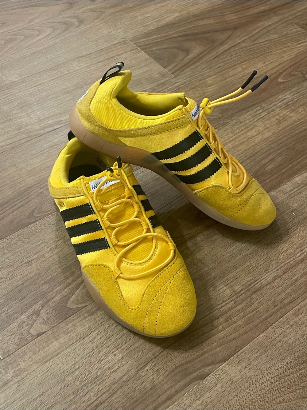 Adidas x Bad Bunny, yellow sneakers